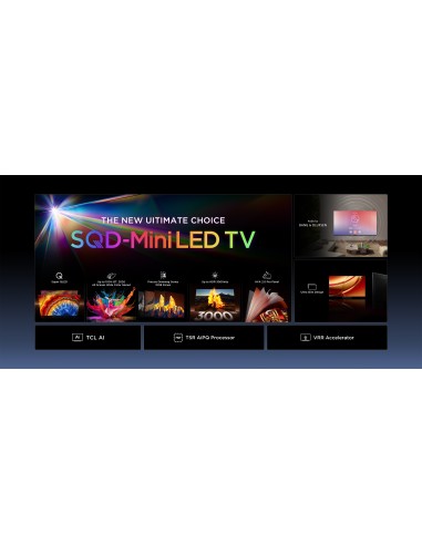 TCL 55C8L TVC 55"QLED MINILED SQD   144 HZ GOOGLE SAT/AUDIO B&O