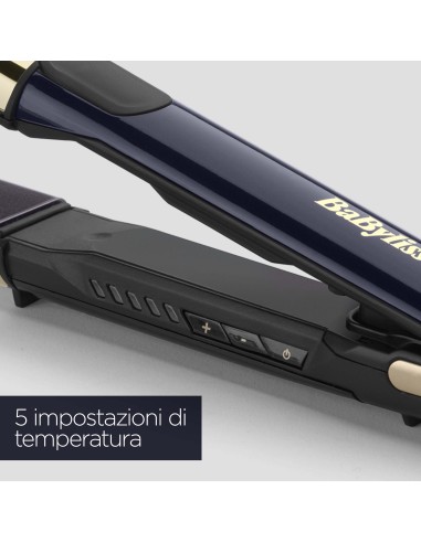 BABYLISS ST484E PIASTRA CERAMICA   TEMP. 130°C 230°C
