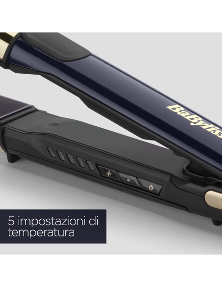 BABYLISS ST484E PIASTRA CERAMICA   TEMP. 130°C 230°C