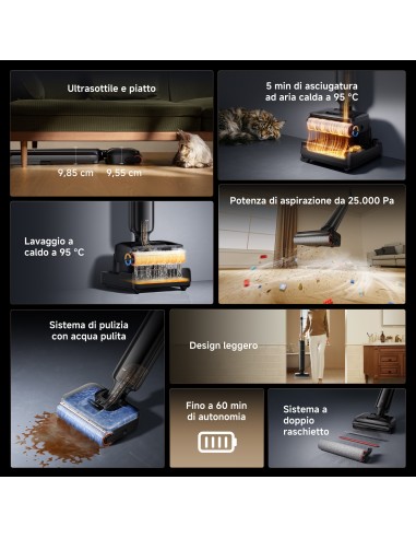 DREAME T12PRO FLEX WET&DRY 25000 PA