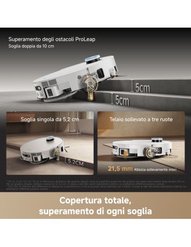 DREAME X60 PRO ULTRA COMPLETE WHITE42000PA/6MOP/EST. 12CM SPAZZ/18 MOP