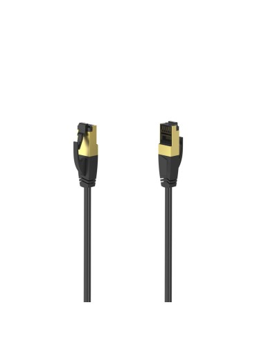 HAMA 202002 CAVO RETE M/M 3M CAT 8 STP CONN.DORATI 40 GBIT/S NERO
