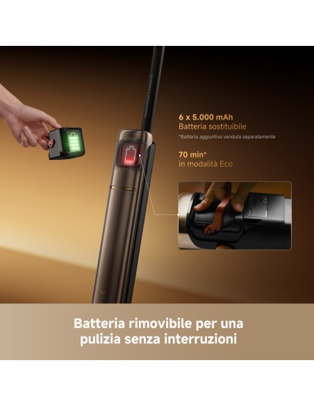DREAME T16 PRO STEAM VAPORE WET&DRY30.000PA/VAPORE 90GRADI/