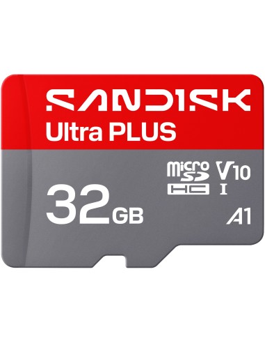 SANDISK MICROSD ULTRA PLUS 32GB + ADATTATORE SD V.200MB/S