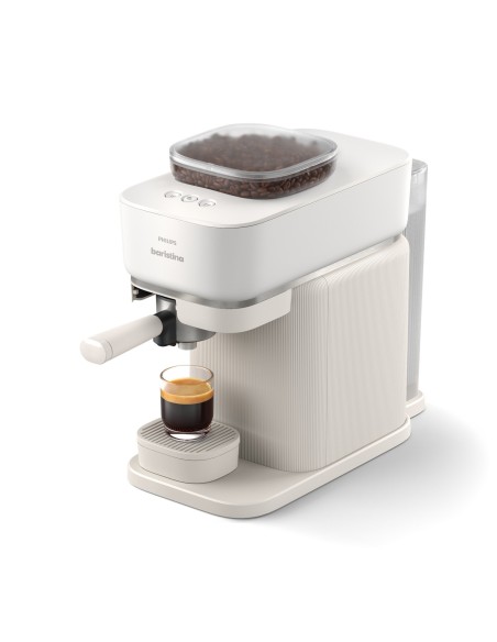 PHILIPS BAR300/00 BARISTINA BIANCO MACCHINA CAFFE' SEMI AUTOMATICA