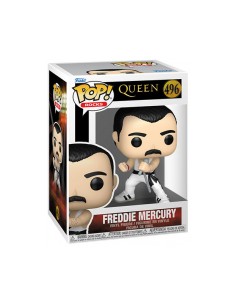 FUNKO POP ROCKS QUEEN F MERCURY WHTSINGLET