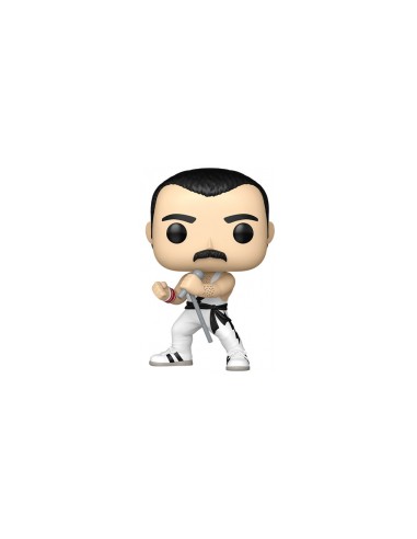 FUNKO POP ROCKS QUEEN F MERCURY WHTSINGLET