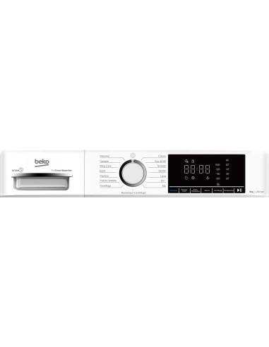 BEKO BMX8126DB LVB A 8KG 1200G     INVERTER DISP.TOUCH OBLO' NERO