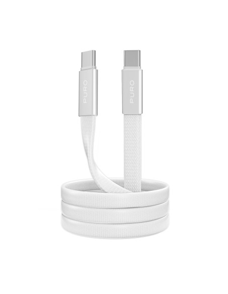SBS PUCCC60WSLIM1MTW CAVO SLIM USB-C/USB-C 60W 1MT BIANCO