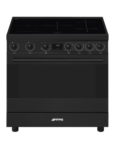 SMEG C91MN2 CUCINA A 90X60 5F+1MULTIZONE INDUZIONE NERA F.VENT. TUTTOF