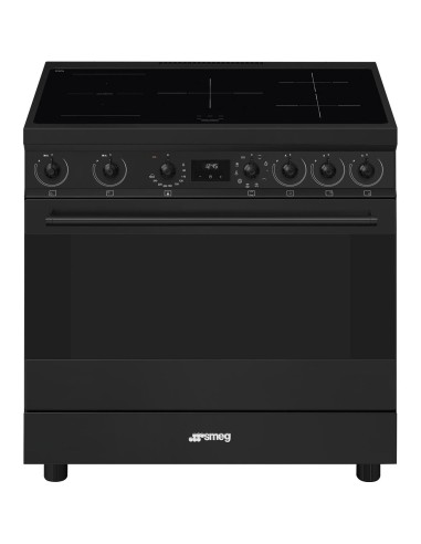 SMEG C91MN2 CUCINA A 90X60 5F+1MULTIZONE INDUZIONE NERA F.VENT. TUTTOF