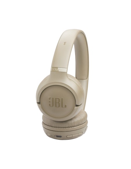 JBL T530BT BEIGE CUFFIA BLUETOOTH 6.0 PADIGLIONE 33MM USB-C AUTON.76H