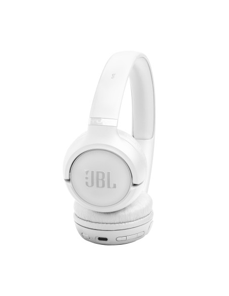 JBL T530BT BIANCO CUFFIA BLUETOOTH 6.0 PADIGLIONE 33MM USB-C AUTON.76H