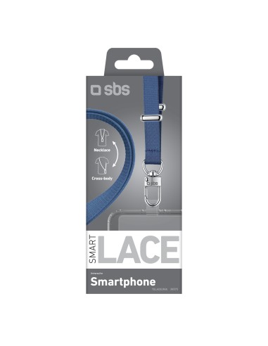 SBS TELACEUNIA LACCETTO PIATTO UNIVERSALE NERO