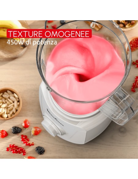 MOULINEX LM410B FRULLATORE 450W    2 VELOCITA' + PULSE