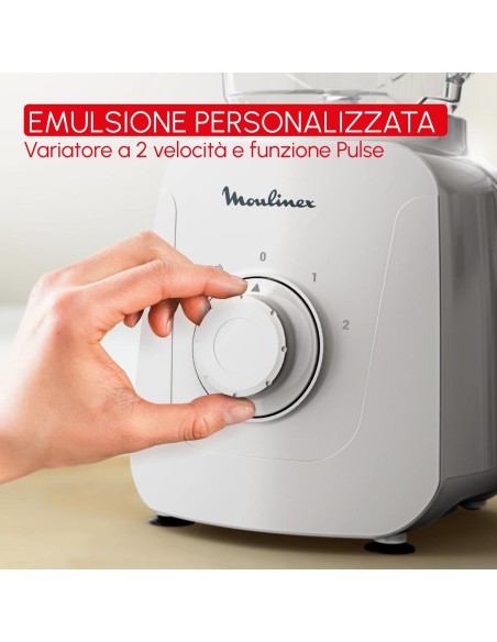 MOULINEX LM410B FRULLATORE 450W    2 VELOCITA' + PULSE