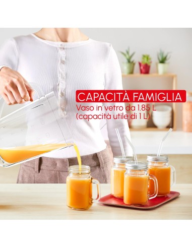 MOULINEX LM410B FRULLATORE 450W    2 VELOCITA' + PULSE