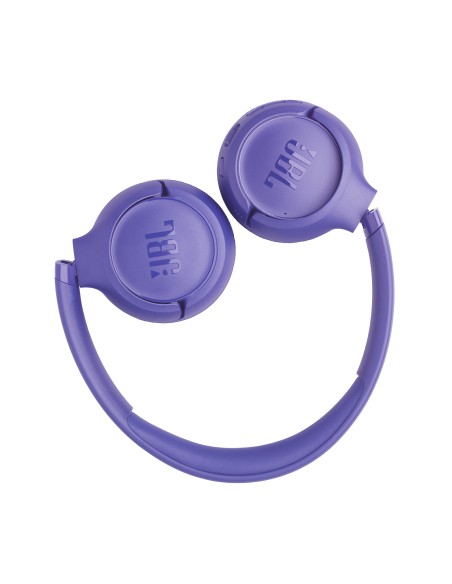 JBL T530BT VIOLA CUFFIA BLUETOOTH 6.0 PADIGLIONE 33MM USB-C AUTON.76H