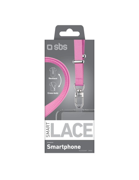 SBS TELACEUNIP LACCETTO PIATTO UNIVERSALE ROSA