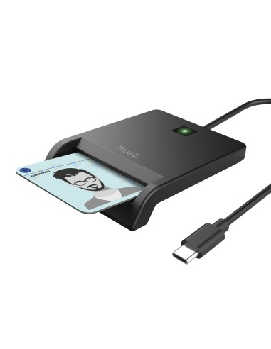 TRUST 26253 PRIMO DNI SMART CARD READER USB-C/USB-A FIRMA DIGITALE