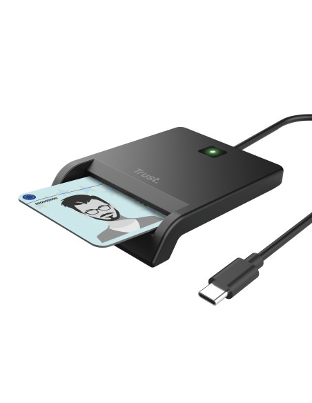 TRUST 26253 PRIMO DNI SMART CARD READER USB-C/USB-A FIRMA DIGITALE