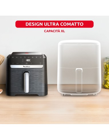 MOULINEX EZ8618 FRIGGITRICE AD ARIA 7,5LT 2000W TIMER 8PROG. - NERA