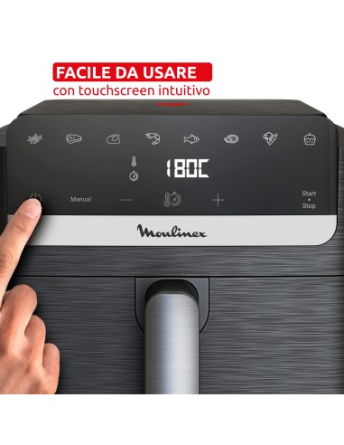 MOULINEX EZ8618 FRIGGITRICE AD ARIA 7,5LT 2000W TIMER 8PROG. - NERA
