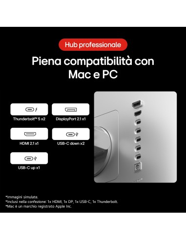 LG 32U990A MONITOR ULTRAFINE EVO   32" NANO IPS MAC FRIENDLY TILT PIVO