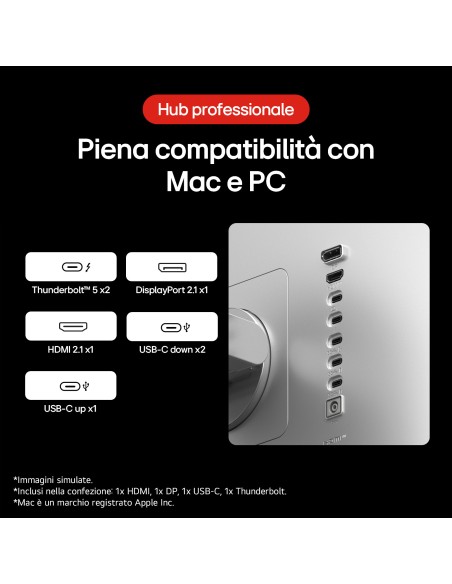 LG 32U990A MONITOR ULTRAFINE EVO   32" NANO IPS MAC FRIENDLY TILT PIVO