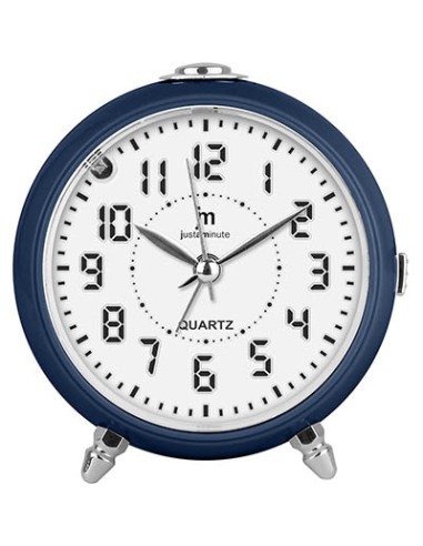 LOWELL JA7117A OROLOGIO DA TAVOLO ANALOGICO SVEGLIA QUARZO BLU