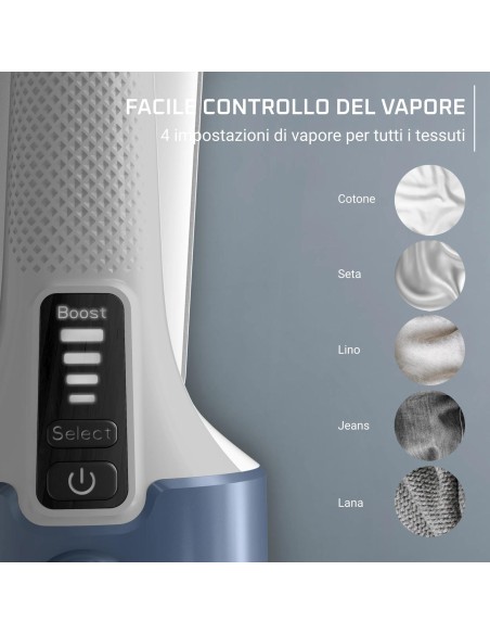 ROWENTA DR8722 STIRATORE VERTICALE PURE FORCE IN 2-IN-1