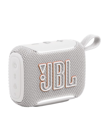 JBL GO 5 BIANCO SPEAKER BLUETOOTH 6.0 IP68 AURACAST 10 ORE AUTONOMIA