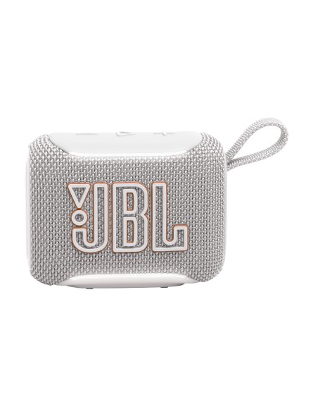 JBL GO 5 BIANCO SPEAKER BLUETOOTH 6.0 IP68 AURACAST 10 ORE AUTONOMIA