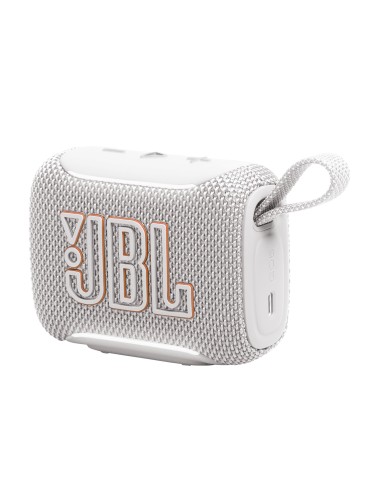 JBL GO 5 BIANCO SPEAKER BLUETOOTH 6.0 IP68 AURACAST 10 ORE AUTONOMIA