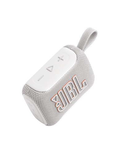 JBL GO 5 BIANCO SPEAKER BLUETOOTH 6.0 IP68 AURACAST 10 ORE AUTONOMIA