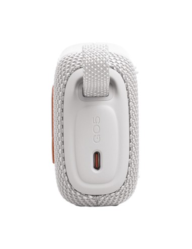 JBL GO 5 BIANCO SPEAKER BLUETOOTH 6.0 IP68 AURACAST 10 ORE AUTONOMIA