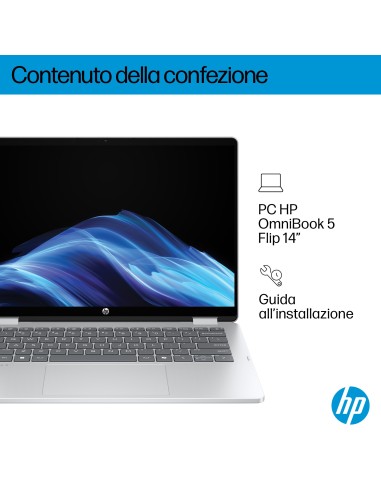 HP OMNIBOOK 5 X360 14-FP0000NLX NOTEBOOK CORE 3 100U 8GB 512GB 14"