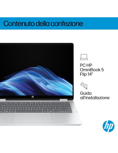 HP OMNIBOOK 5 X360 14-FP0000NLX NOTEBOOK CORE 3 100U 8GB 512GB 14"