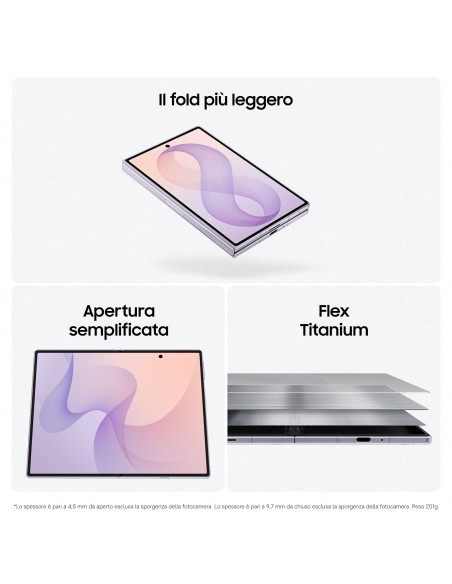 SAMSUNG ZFOLD 8 LAVENDER 12/512GB  SM-F971BLVCEUE