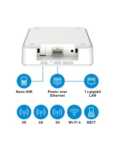 AVM FRITZBOX 6860 5G V2 MODEM/ROUTER LTE 5G AC3000 DUAL BAND IP54 2