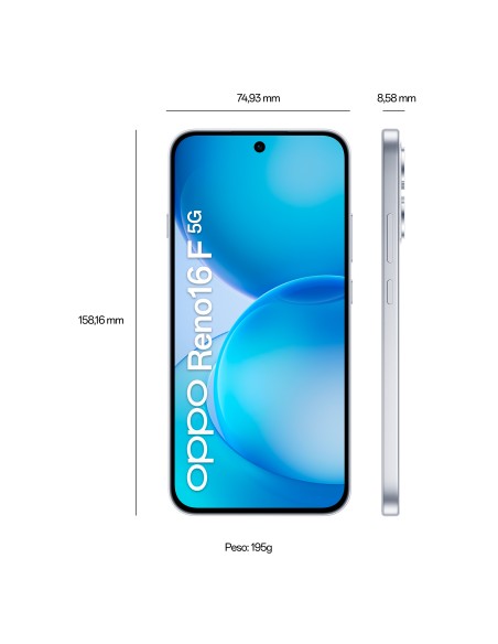 OPPO RENO 16F 5G POP WHITE 8/256GB