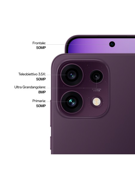 OPPO RENO 16F 5G PURPLE BLACK 8/256GB