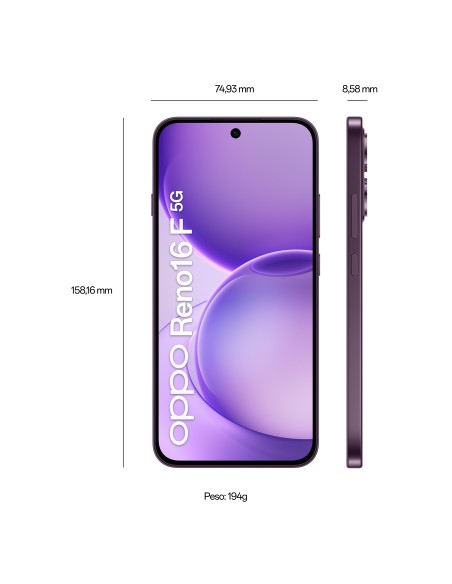 OPPO RENO 16F 5G PURPLE BLACK 8/256GB