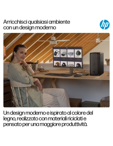 HP OMNIDESK M02-0044NL PC RYZEN 5  8500G 8GB 512GB