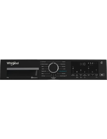 WHIRLPOOL CWD96MWBSIT ASCIUG. A 9KG INVERTER DISPLAY DIG. 6S IRONTOUCH