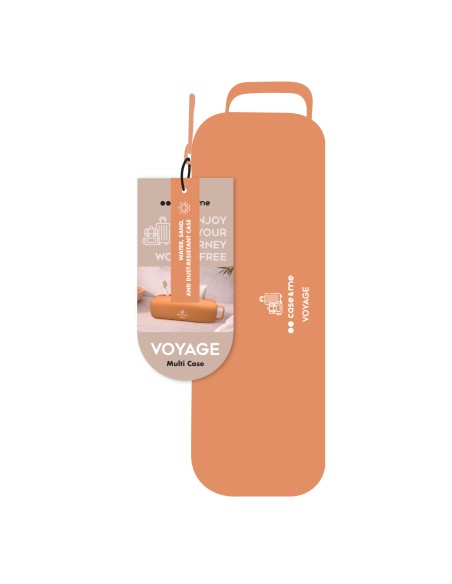 SBS CMSILVOYPEN1 VOYAGE ASTUCCIO IN SILICONE ARANCIONE