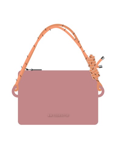 SBS CMSILBAGCUSTOMMDPK JELLY BAGS BORSA TAGLIA M IN SILICONE ROSA SCUR