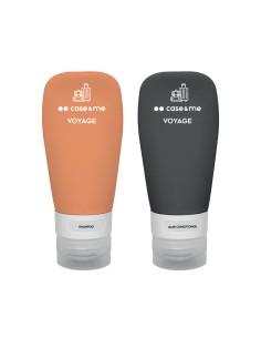 SBS CMVOYSILBOTSET260OK VOYAGE SET VIAGGIO DI FLACONI IN SILICONE NERO 2