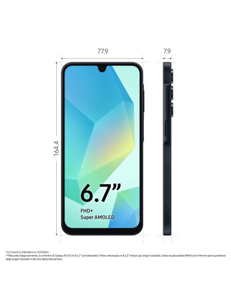 SAMSUNG A16 4G 4+128GB BLACK EU
