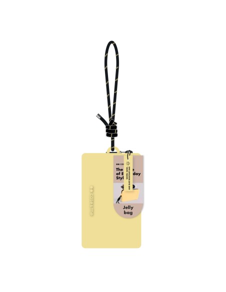 SBS CMSILBAGCUSTOSYEL JELLY BAGS BORSA TAGLIA S IN SILICONE GIALLO